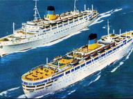 QUEEN ANNA MARIA (närmast) med OLYMPIA