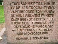 HABSBURG, minnessten över omkomna 16.10.1918